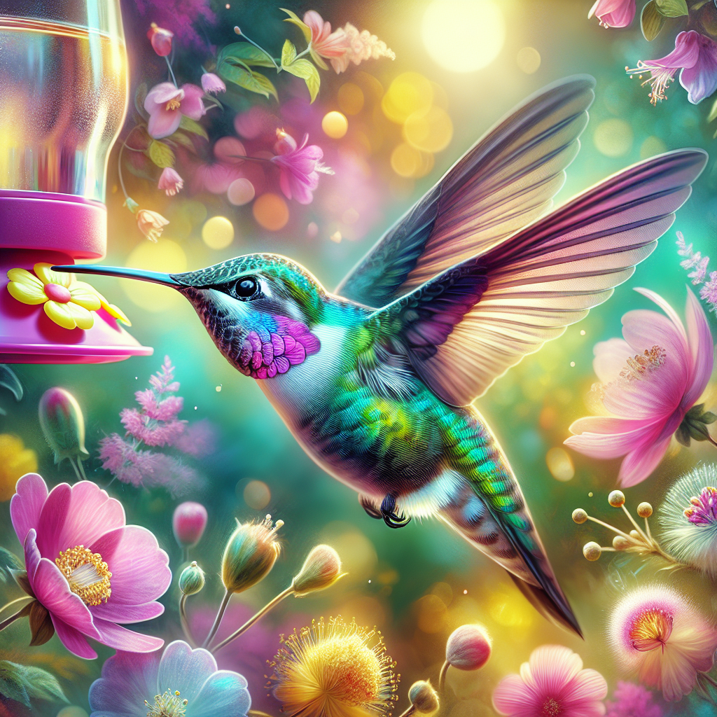 Betoverende Lente: Het Wonderlijke Reisavontuur van Kolibries in Je Tuin