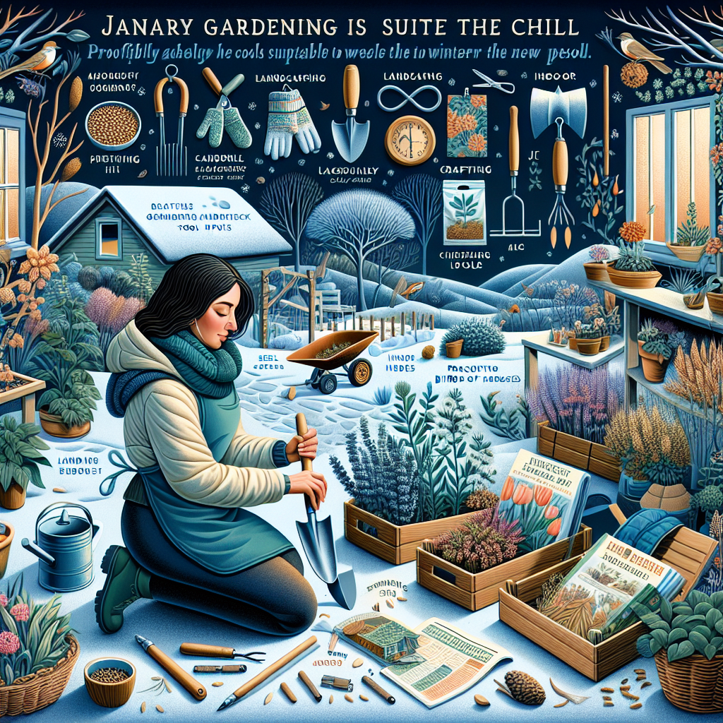 Januari Tuinavonturen: Voorbereid de Winter Door in Koude Klimaten