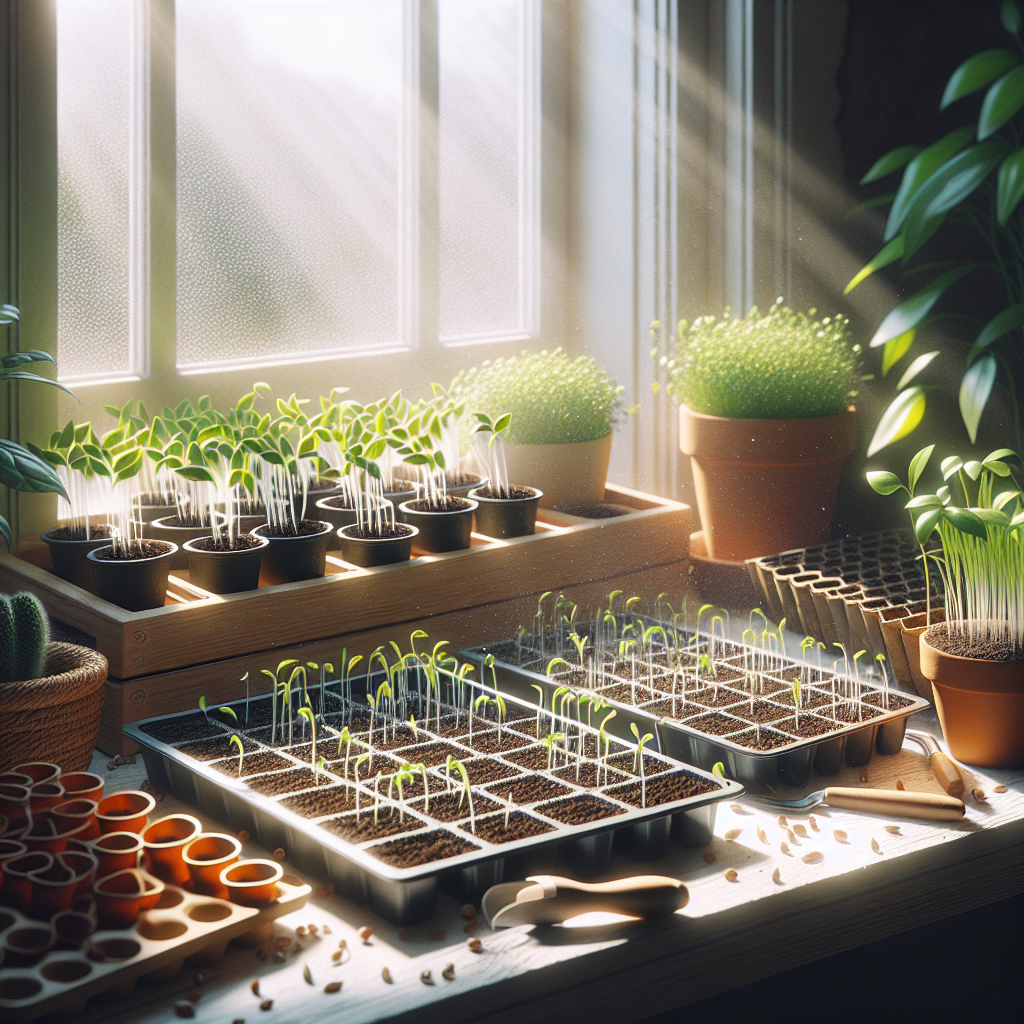 Je Binnen-Tuinreis: De Ultieme Gids voor Succesvol Zaden Starten