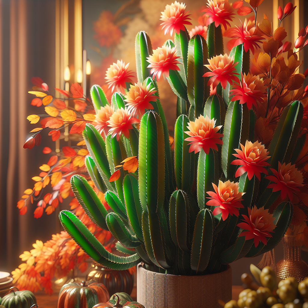 Ontwaak de Novembermagie: Jouw Thanksgiving Cactus in Volle Bloei