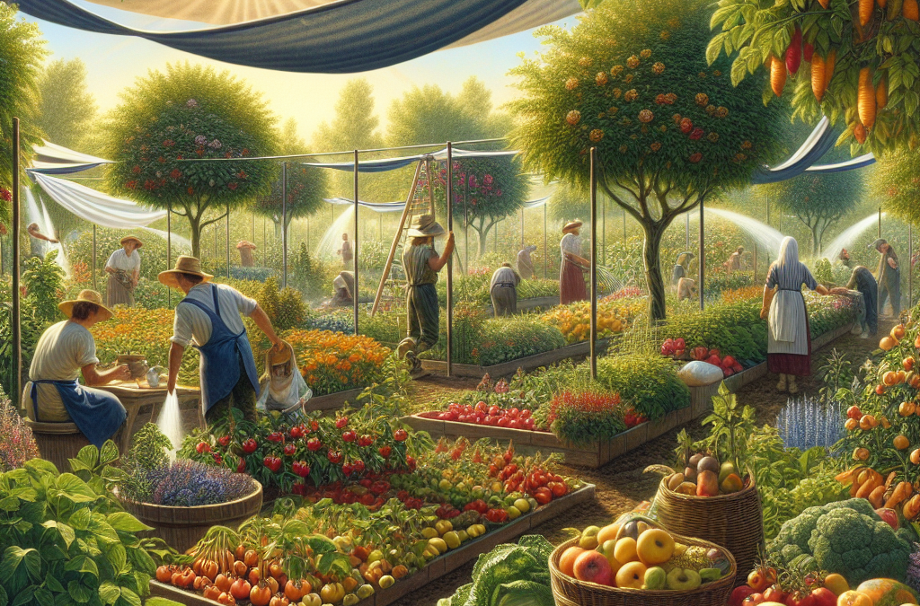 Oogstsucces in Augustus: Moestuintips voor een Bloeiende Tuin