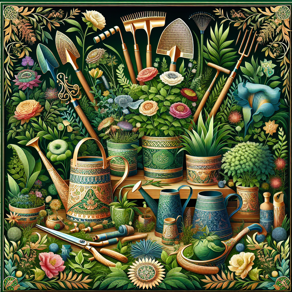 Vrolijke Tuingereedschappen voor Elke Tuinliefhebber: Stijlvol en Functioneel