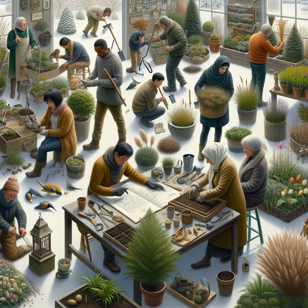 Winterklaar: Essentiële Tuintaken en Creatieve Winterprojecten