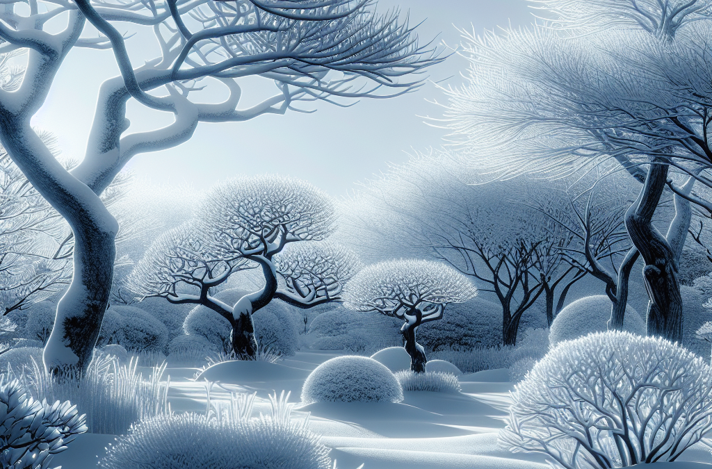 Winterse Wonderen: Ontdek de Verborgen Schoonheid van Besneeuwde Tuinen