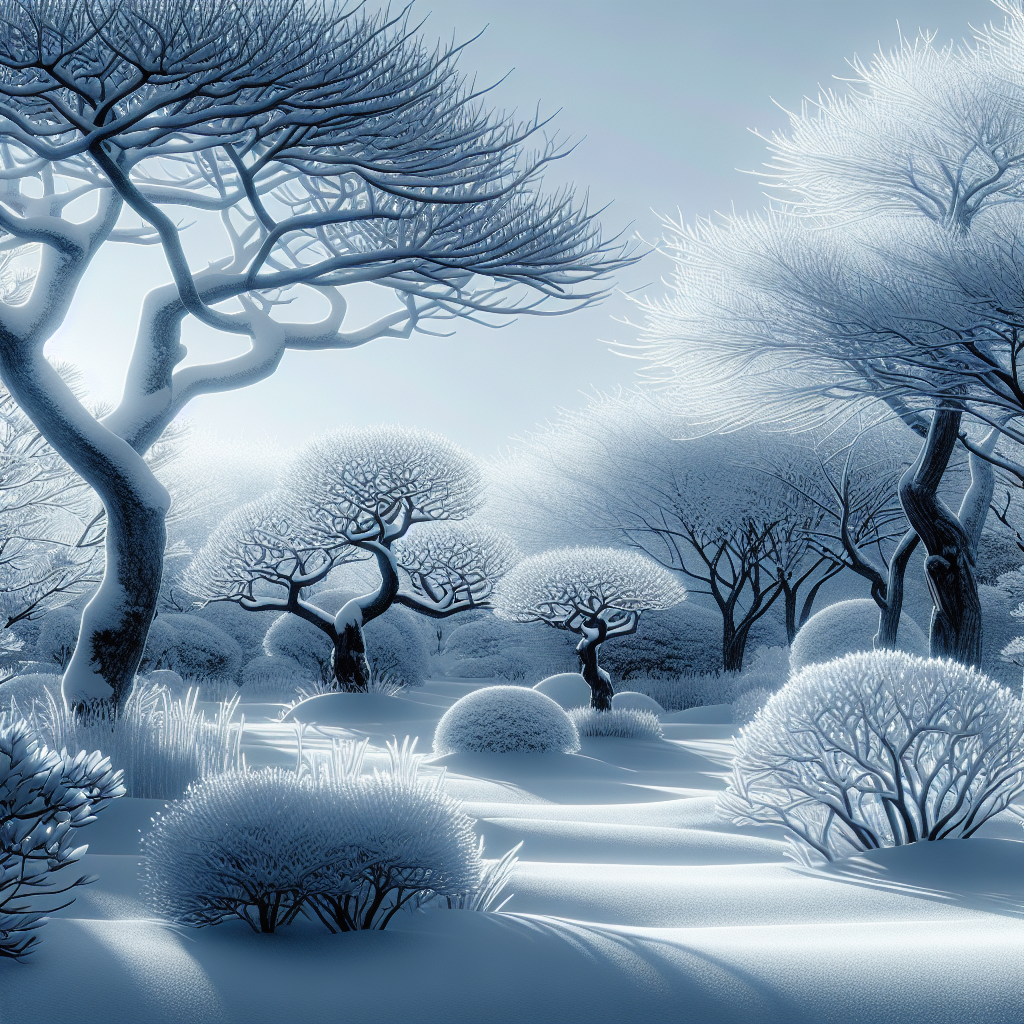 Winterse Wonderen: Ontdek de Verborgen Schoonheid van Besneeuwde Tuinen