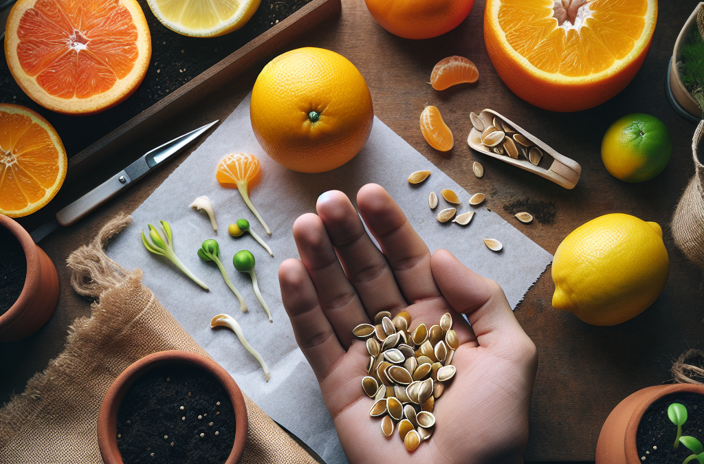 Creëer Jouw Eigen Citrusparadijs: Van Zaad tot Kamerplant