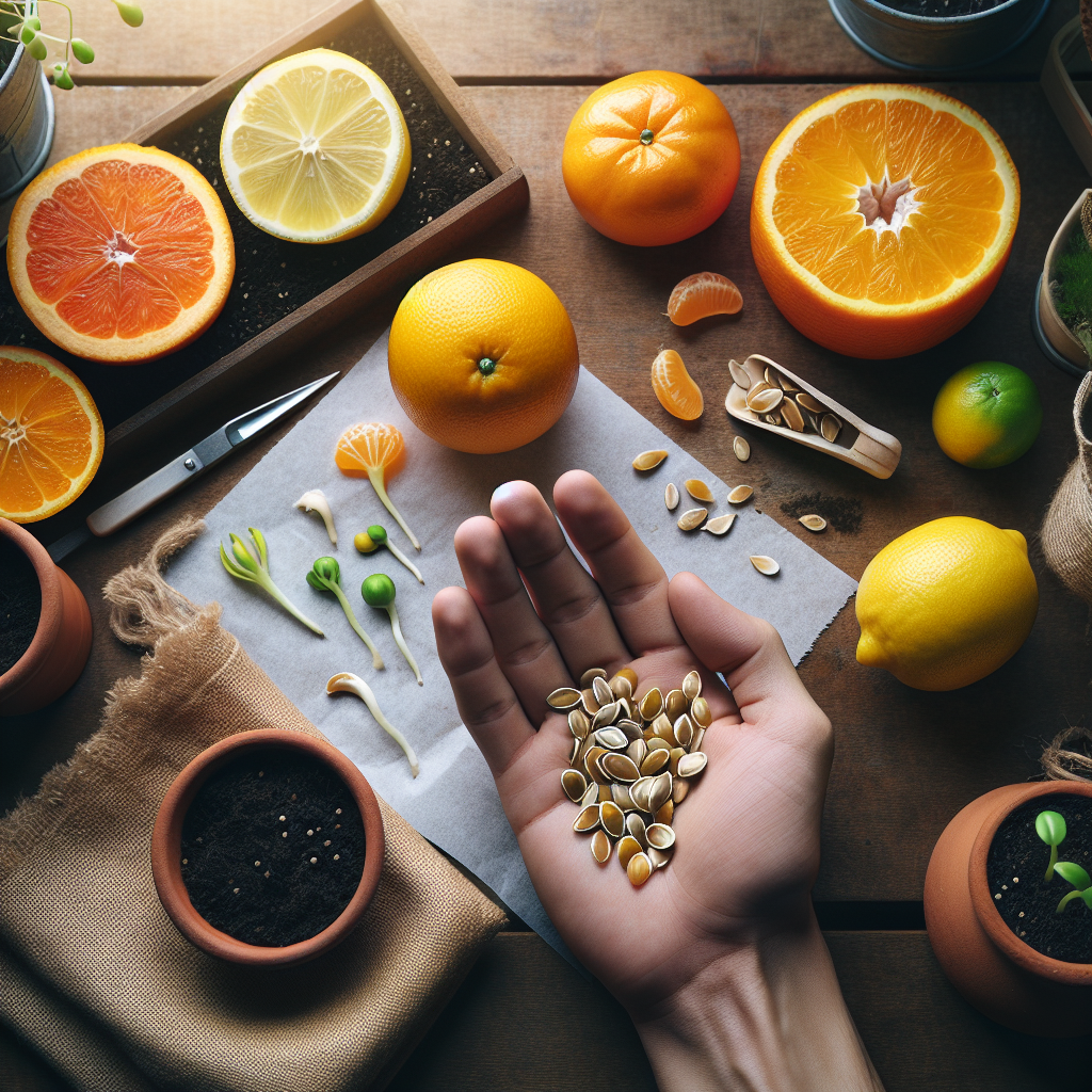 Creëer Jouw Eigen Citrusparadijs: Van Zaad tot Kamerplant