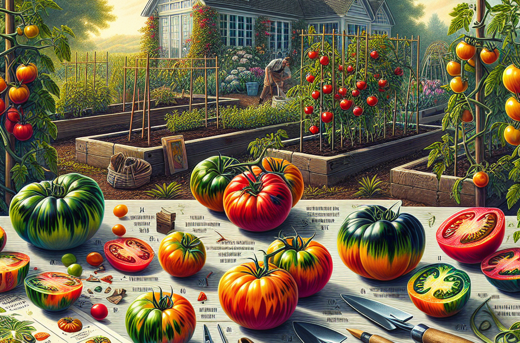 De Ultieme Gids voor Weelderige 'Berkeley Tie Dye' Tomaten: Kweek, Verzorging en Oogst
