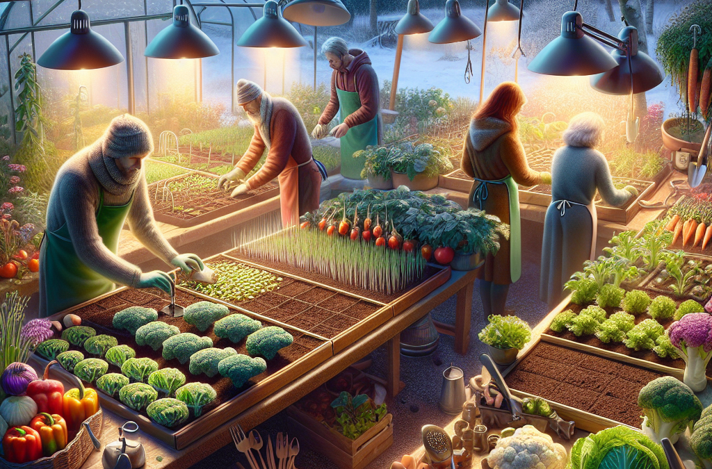 Februari Moestuinmagie: Voorbereidingen voor een Bloeiende Lente
