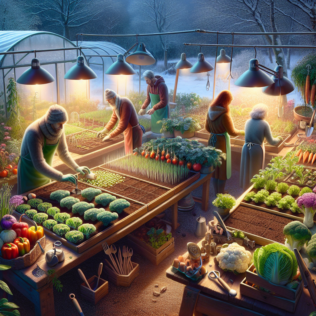 Februari Moestuinmagie: Voorbereidingen voor een Bloeiende Lente