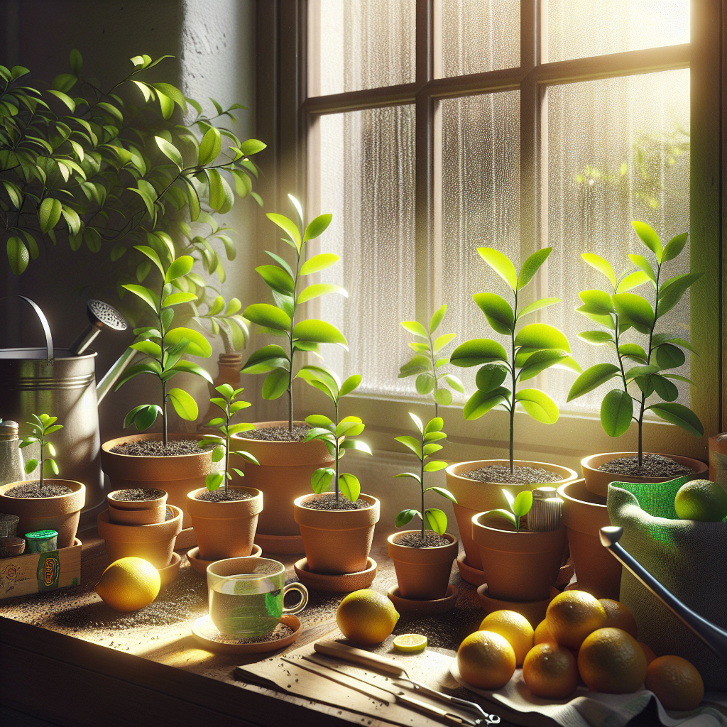 Groen Geluk: Kweek Je Eigen Citrus Kamerplanten uit Zaad
