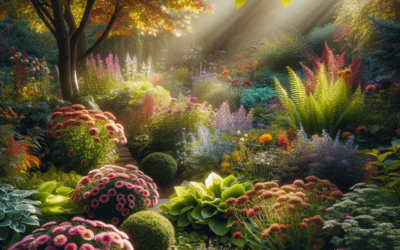 Herfsttuin Pracht: Kleur en Leven voor Zon en Schaduw