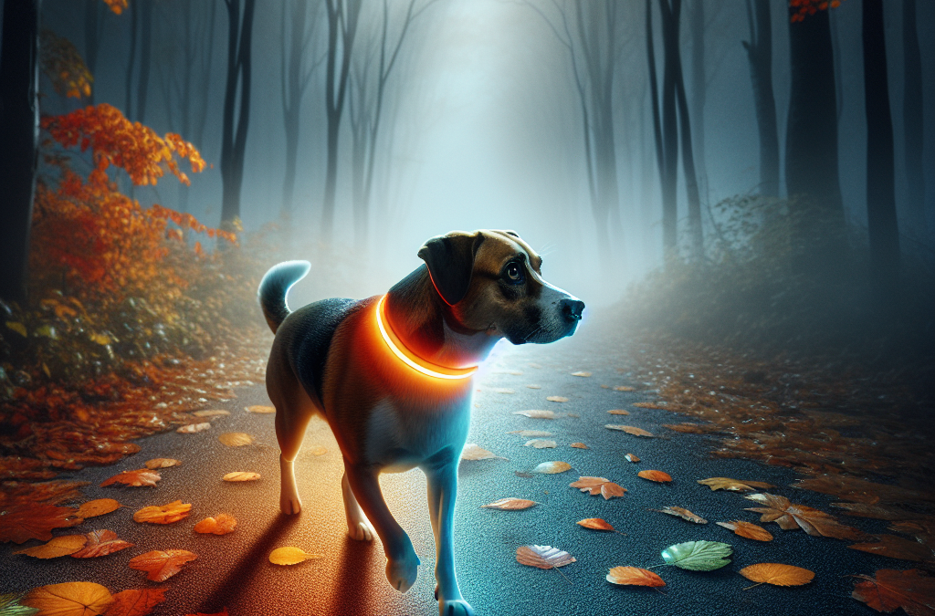 Licht in de Duisternis: Veilig Wandelen met je Hond in het Najaar