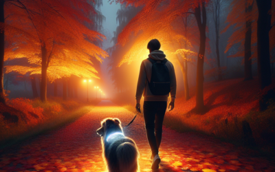 Stralend de Herfst in: Zorg voor Veilige Avondwandelingen met je Hond