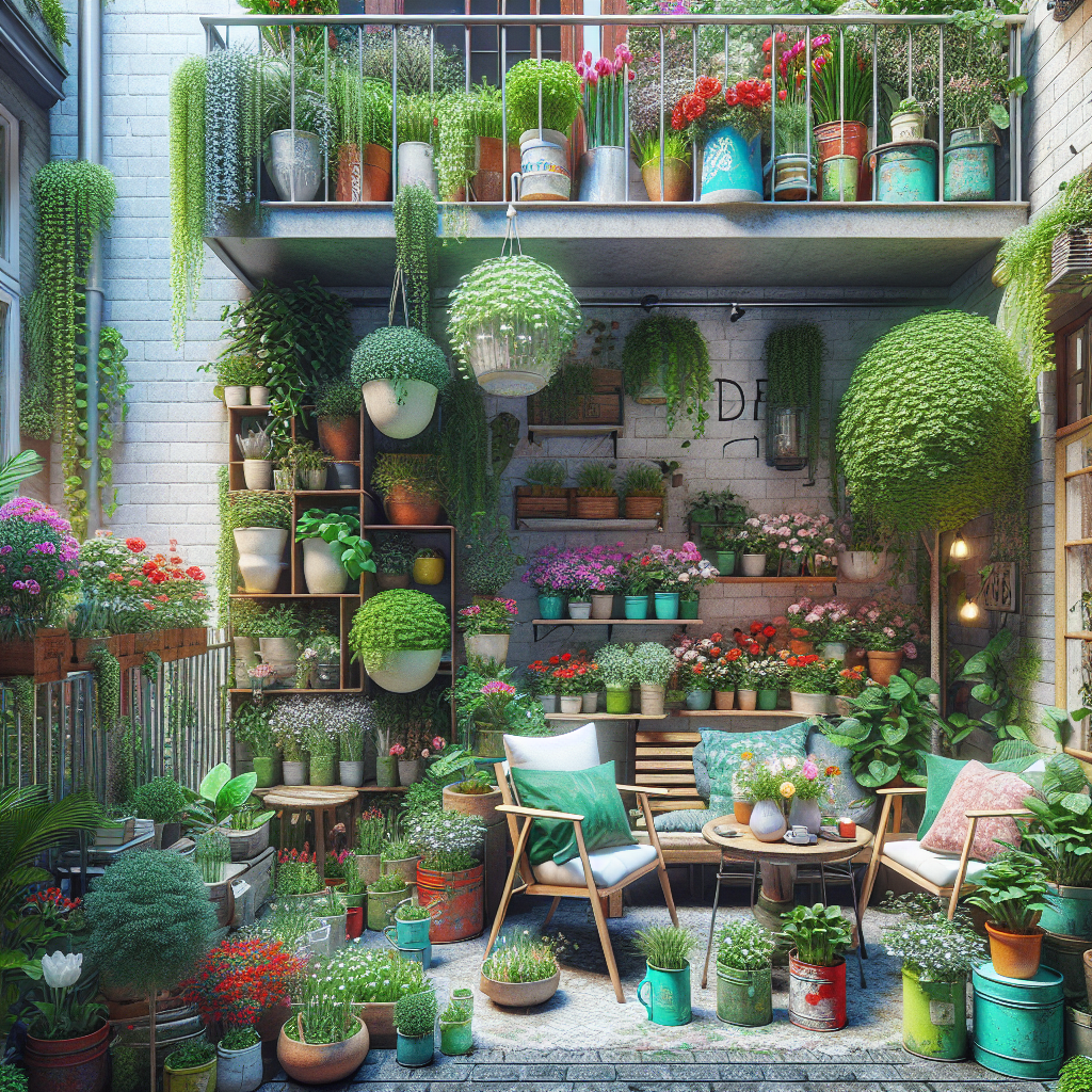Transformeer Jouw Balkon tot een Groene Oase: Creatief Tuinieren op Kleine Ruimtes