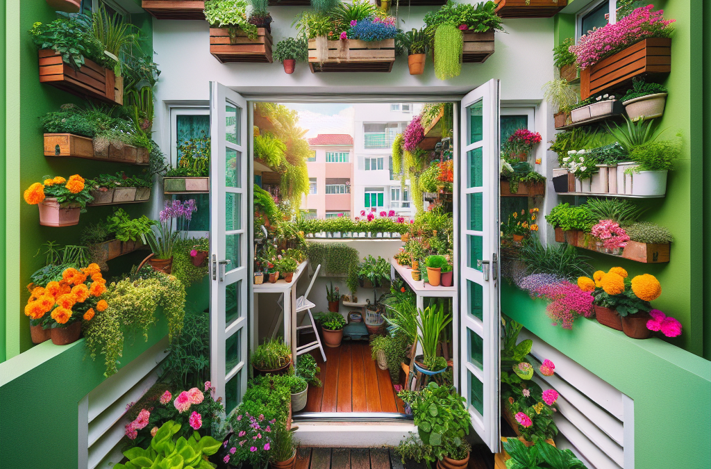 Van Balkon naar Oase: Creatief Tuinieren in de Stad