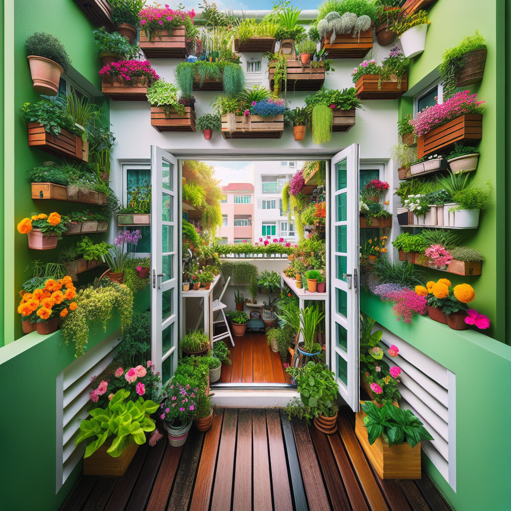 Van Balkon naar Oase: Creatief Tuinieren in de Stad