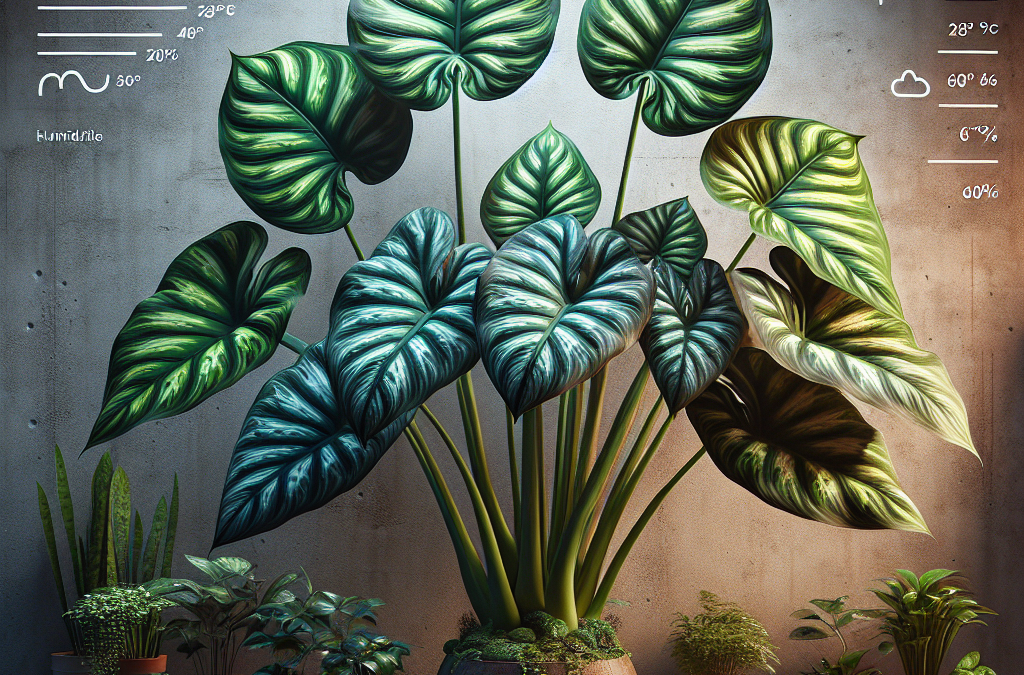 Verzorg en Verwen: Jouw Gids voor de 'Dragon Scale' Alocasia