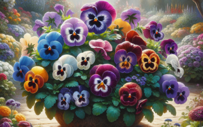 Viooltjes en Pansies: Kleurrijke Betovering voor de Herfsttuin