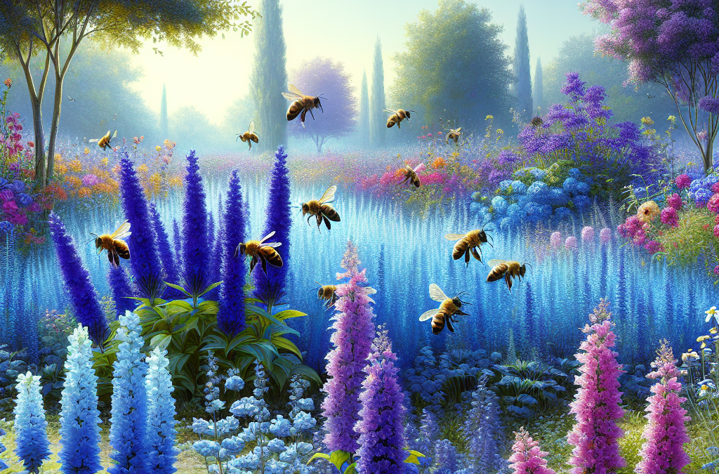 Bijenmagneten: Creëer een Levendige Tuin met Blauwe Bloemen