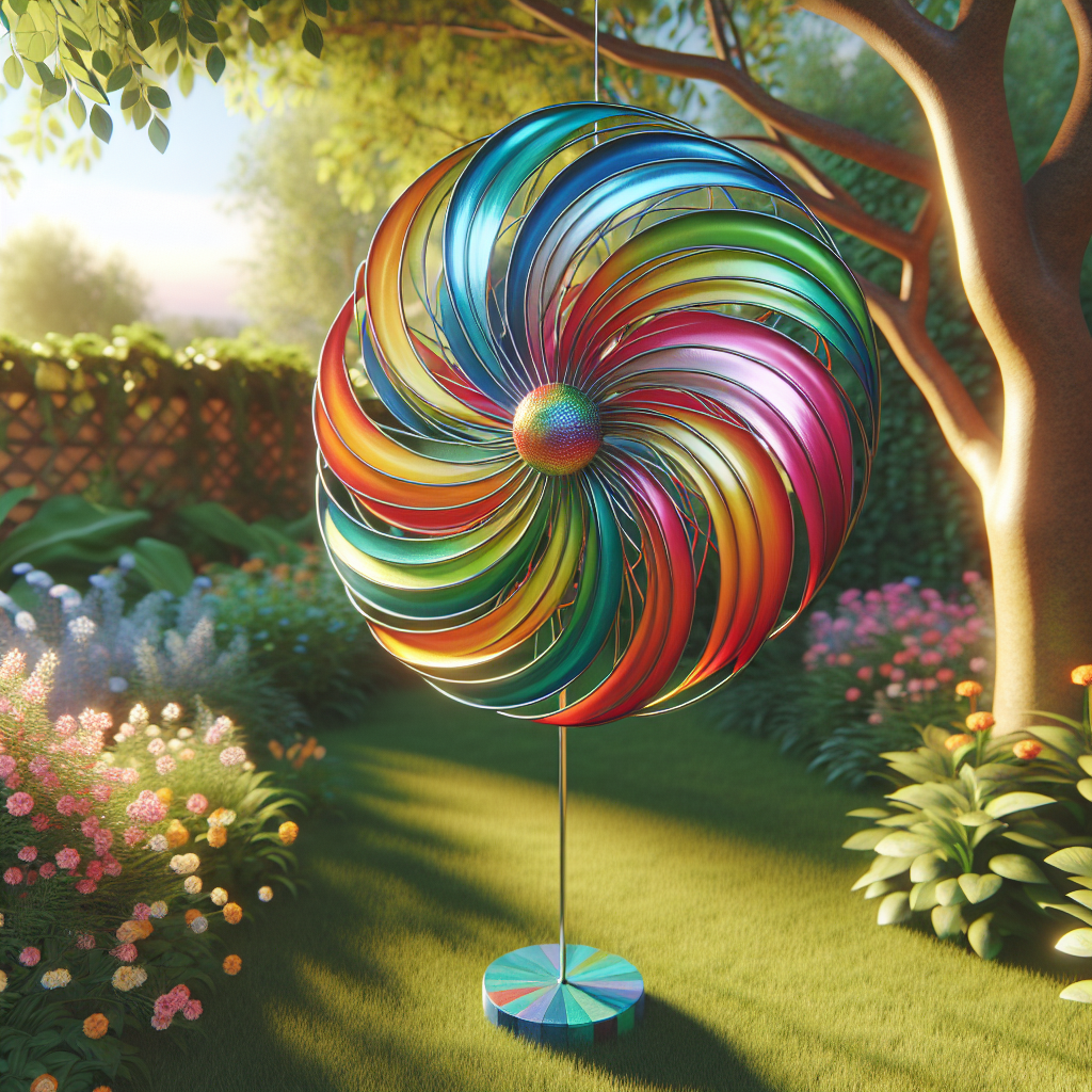 Creëer je Eigen Windspinner: Breng Dynamiek en Licht in je Tuin!