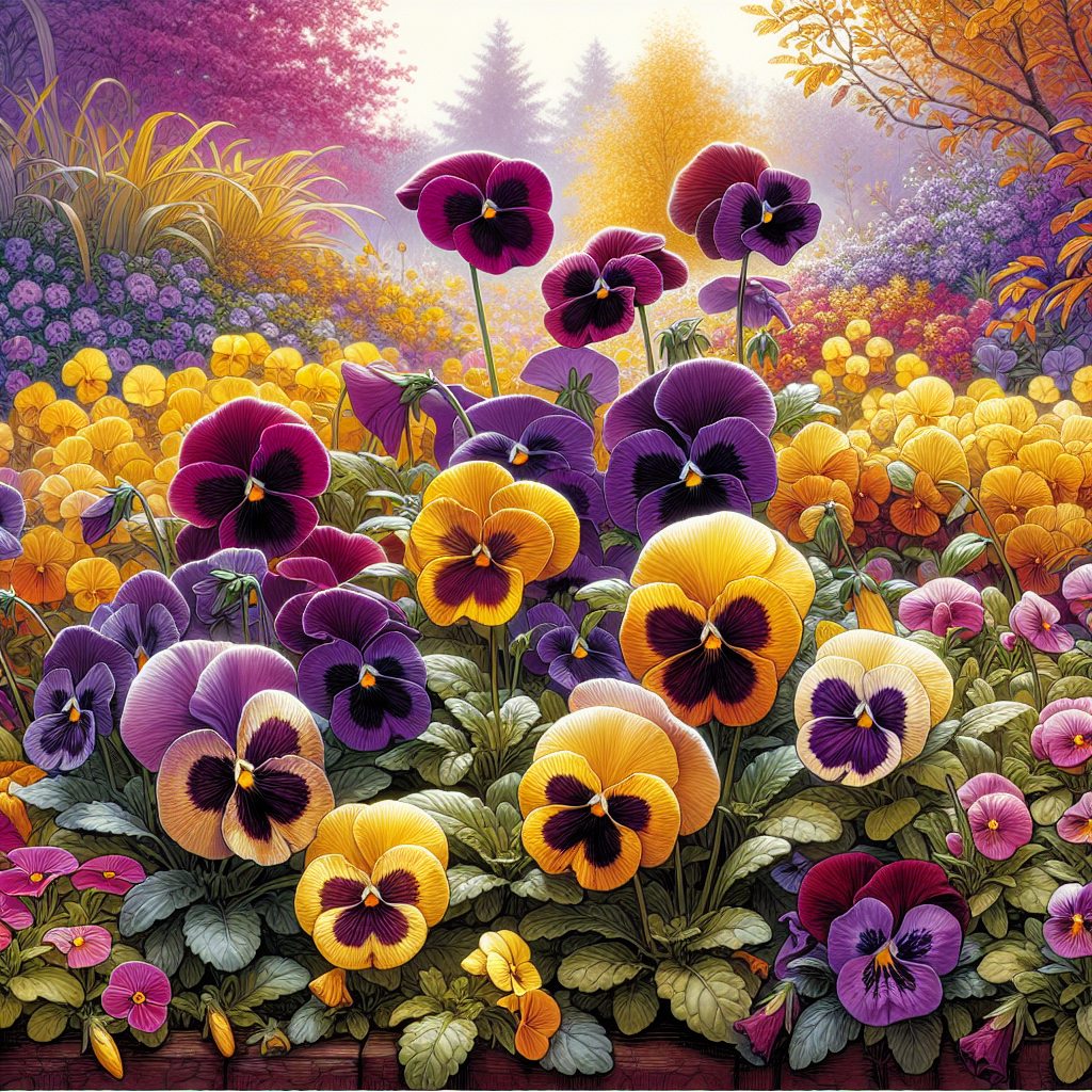 Fleur Uw Herfsttuin op met Kleurrijke Violen en Viooltjes