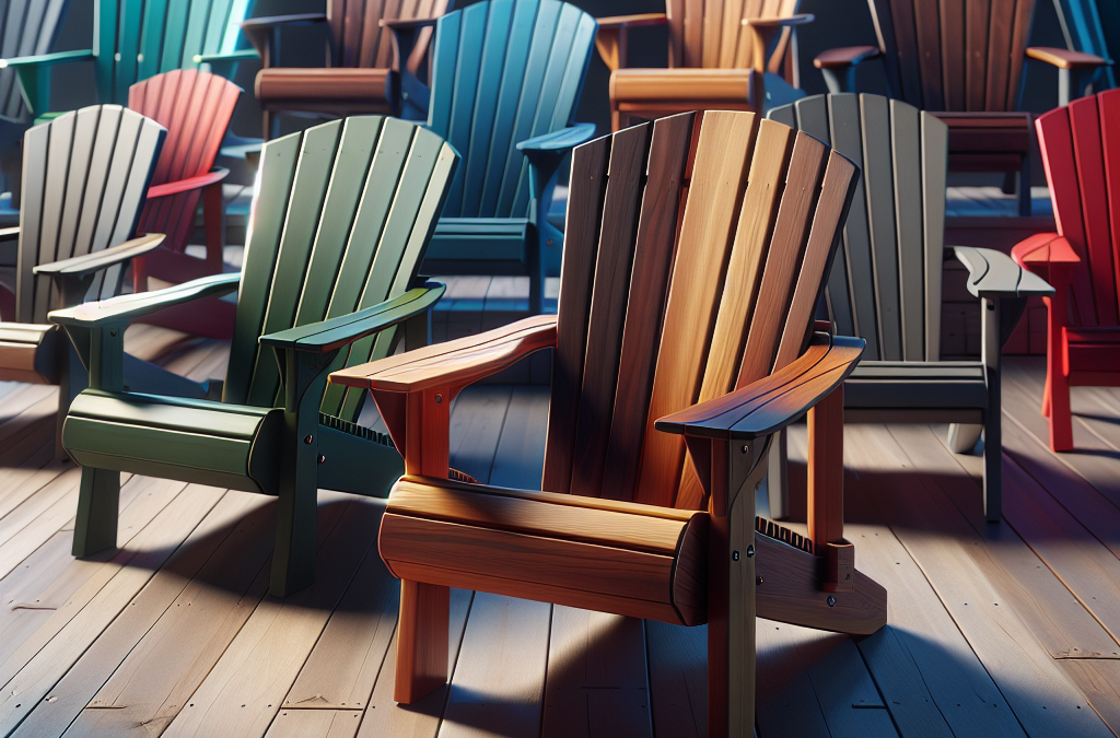 Herontdek de Tijdloze Elegantie: Moderne Adirondack Stoelen voor Jouw Tuin