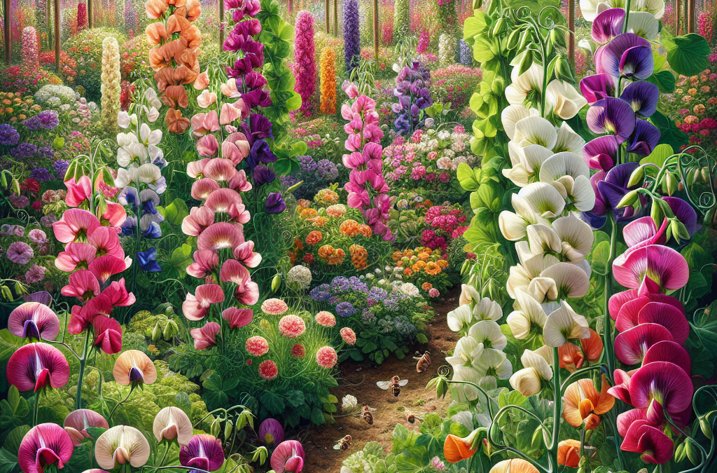 Lathyrus in Bloei: Creëer een Geurige Snijbloementuin Vol Kleuren