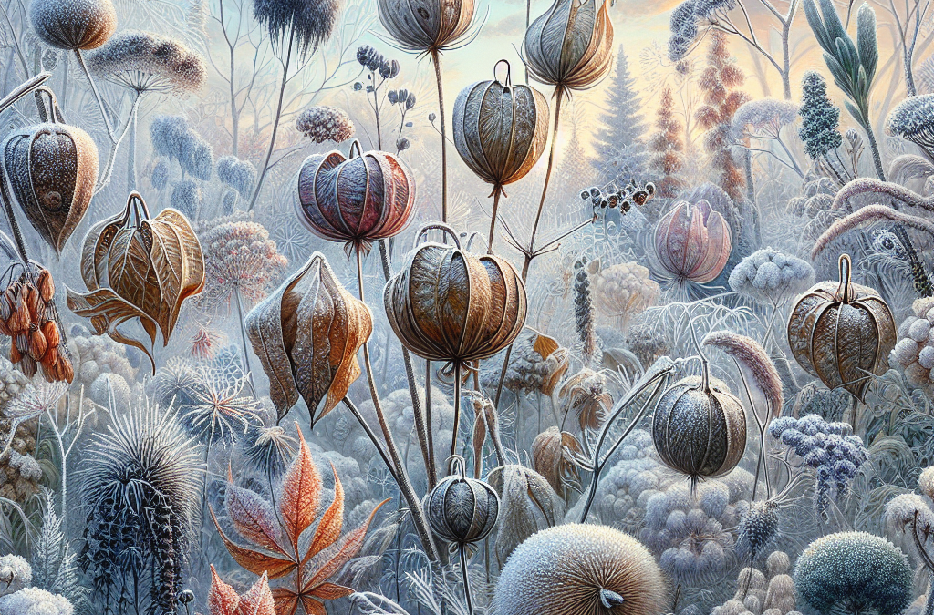 Winterse Pracht: 20 Planten met Betoverende Zaaddozen voor een Biodiverse Tuin